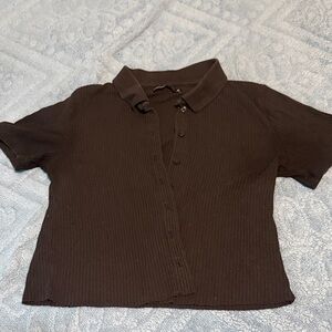 Abercrombie & Fitch Dark Short Sleeve Shirt